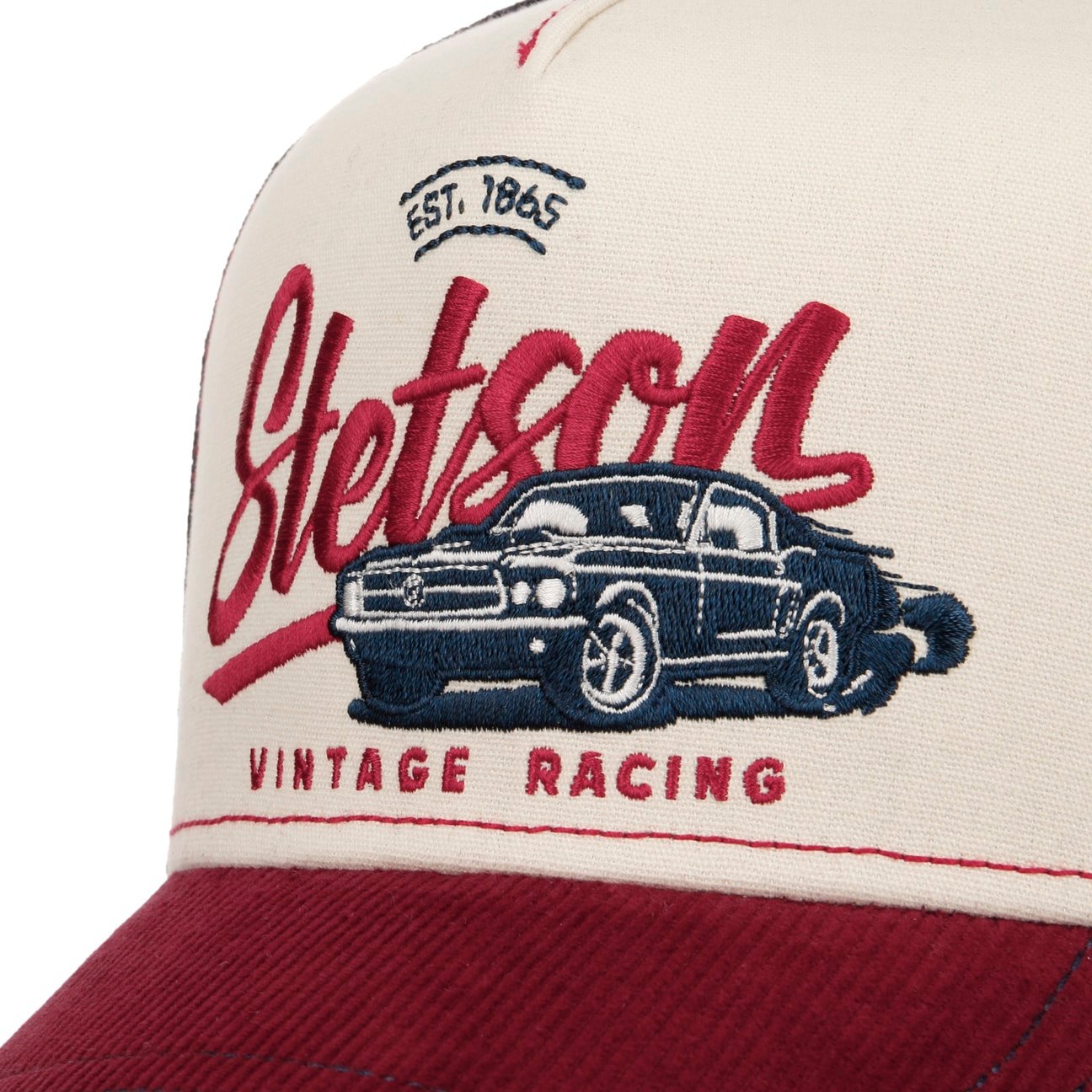 Cappellino Trucker Vintage racing Stetson