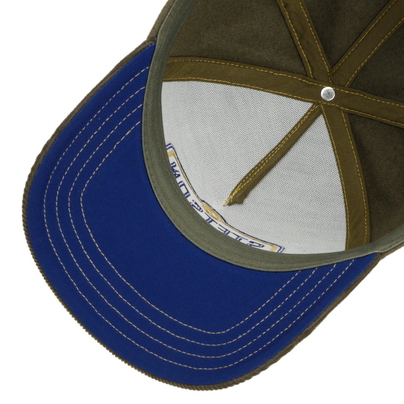 Cappellino wordmark patch verde oliva Stetson