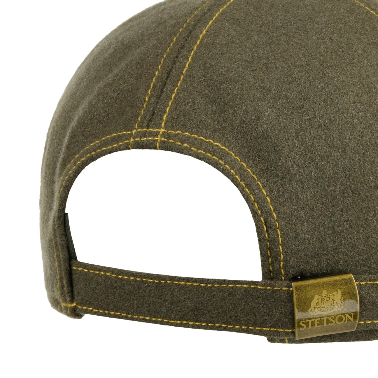 Cappellino wordmark patch verde oliva Stetson