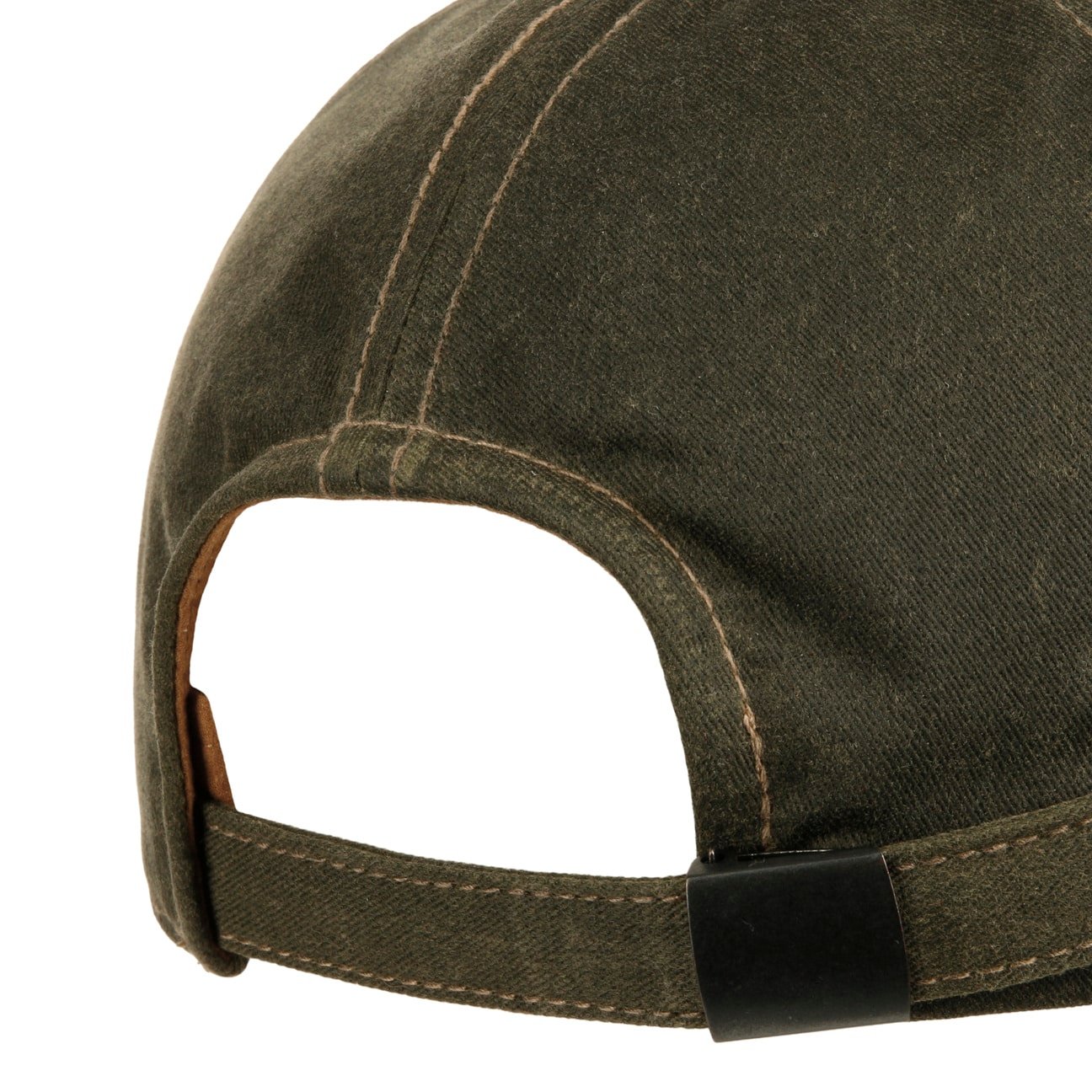 Cappellino Yankton cotone waxed verde oliva Stetson