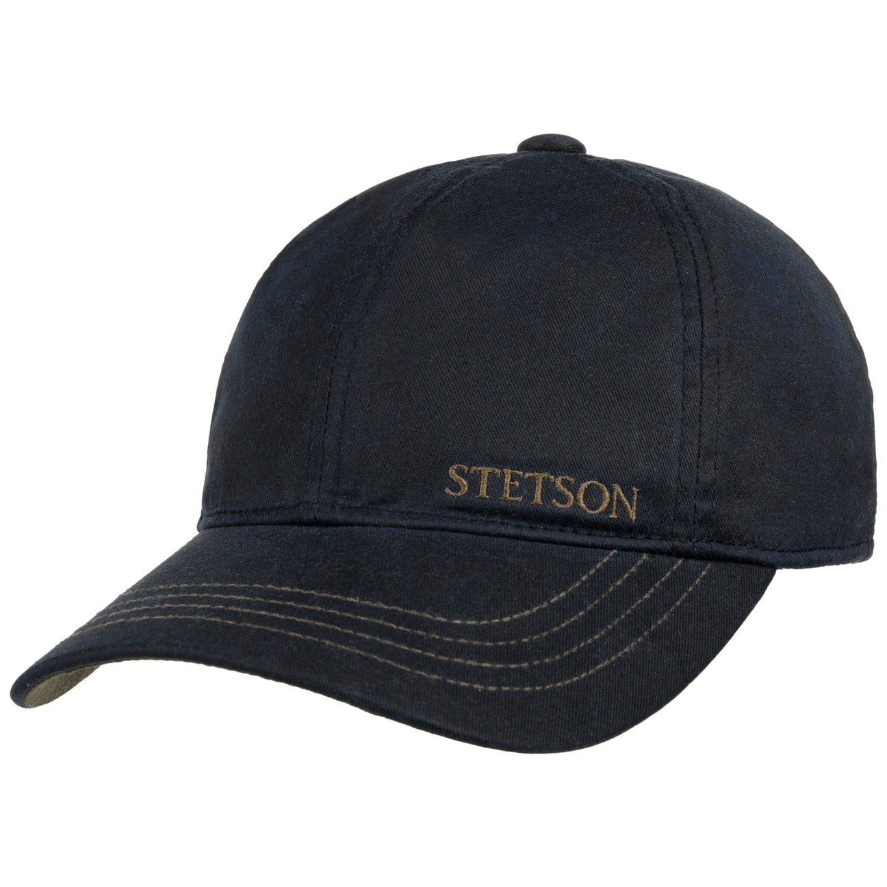 Cappellino Yankton cotone waxed navy Stetson