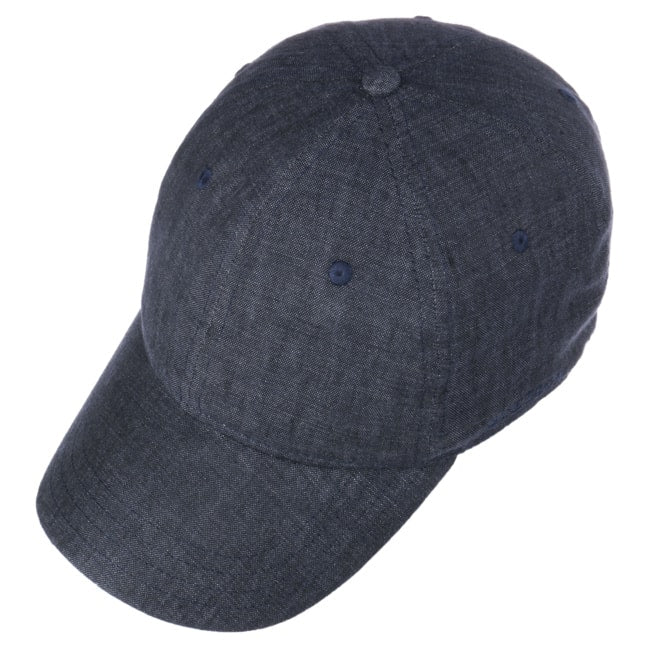 Cappellino baseball lino blu Stetson