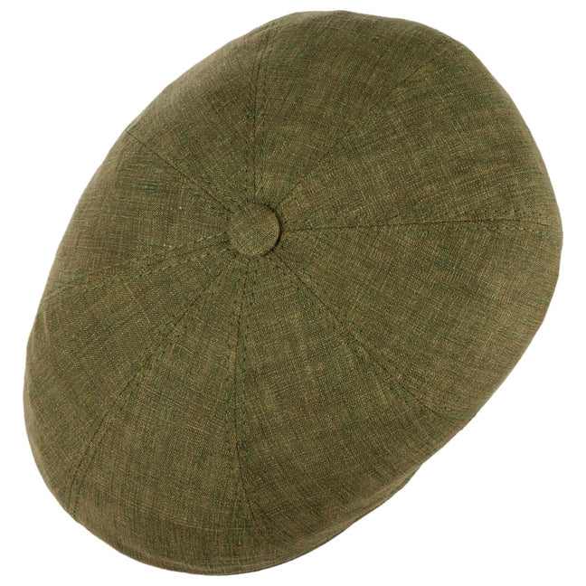 Coppola Bricksford flat 8 Panel lino verde oliva Stetson