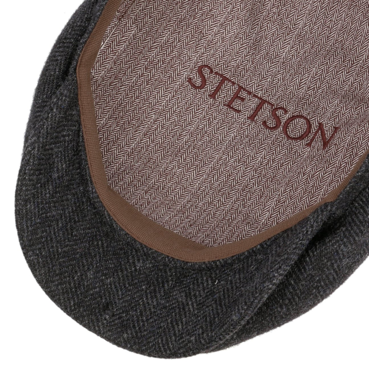 Coppola Belfast herringbone nero grigio Stetson