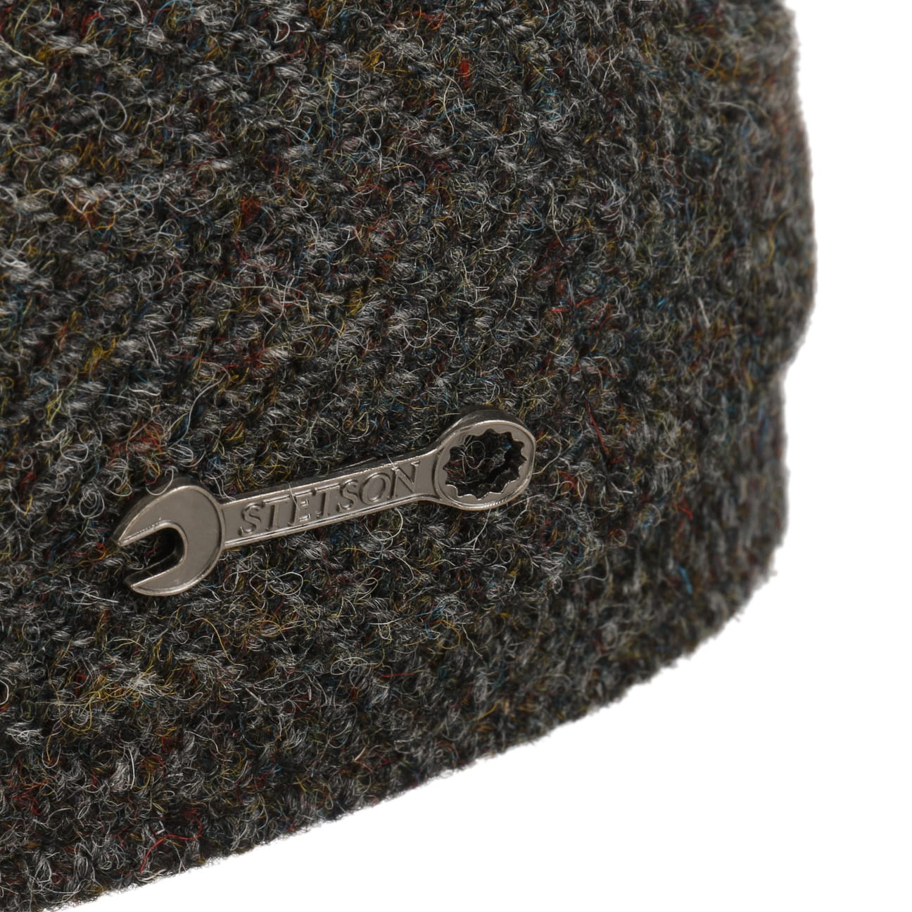 Coppola Driver Harris tweed verde oliva melange Stetson