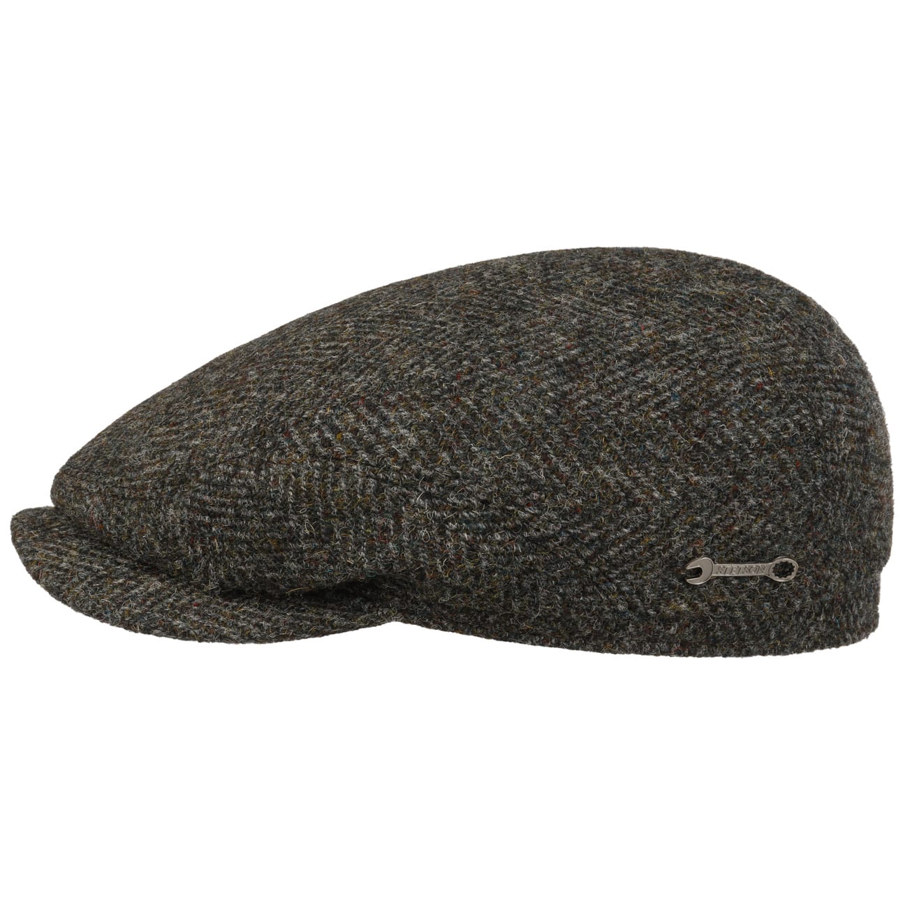 Coppola Driver Harris tweed verde oliva melange Stetson