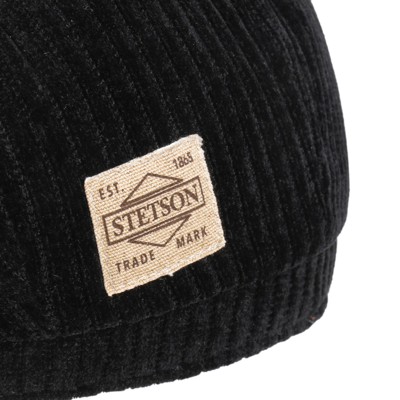 Coppola Hatteras corduroy jersey nera Stetson