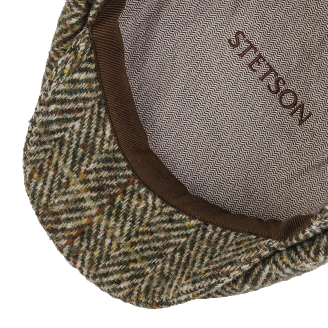 Coppola Hatteras Herringbone beige verde Stetson