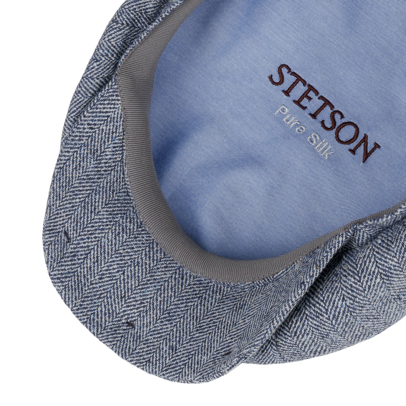 Coppola Hatteras seta spinata blu Stetson