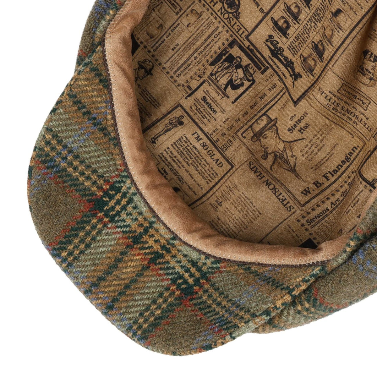 Coppola Hatteras Yorven check verde oliva Stetson
