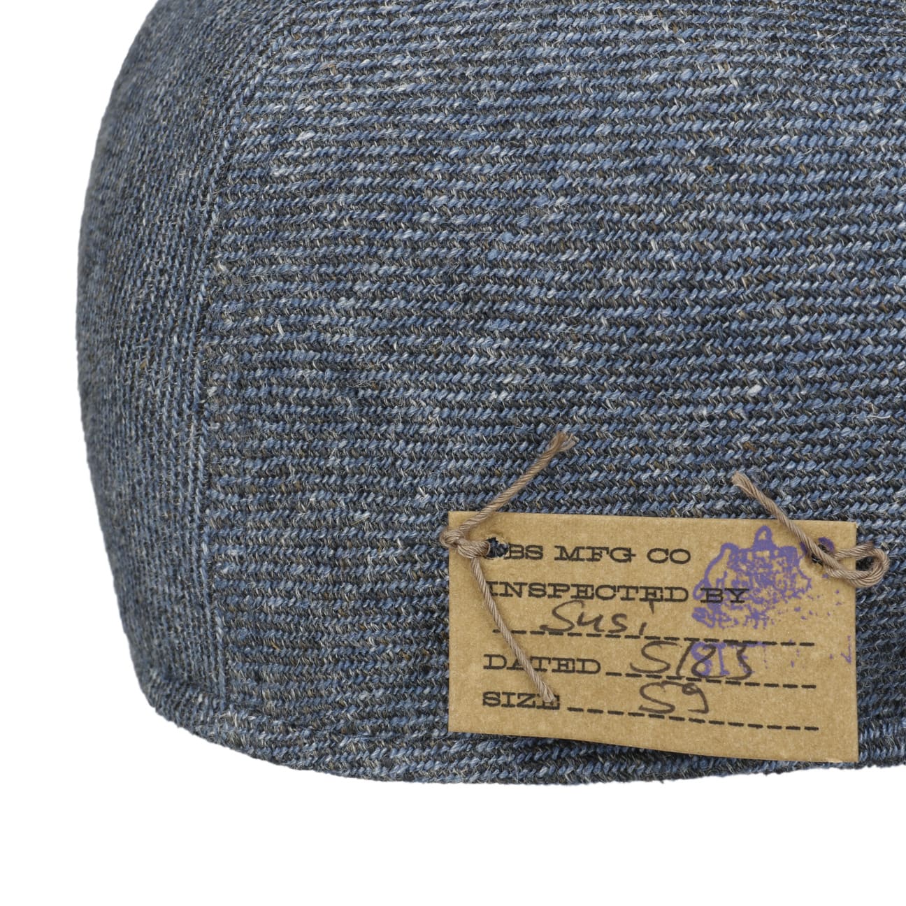 Coppola Kent Inspection tag lino blu melange Stetson