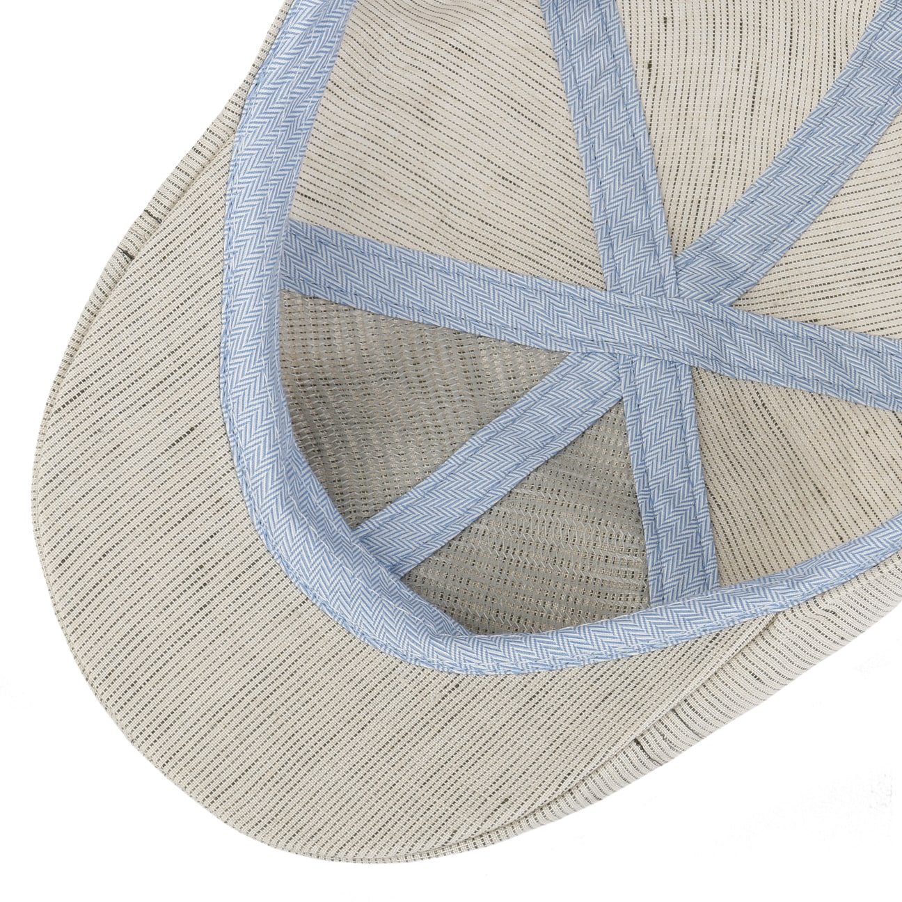 Coppola Texas lino stripe beige chiaro Stetson