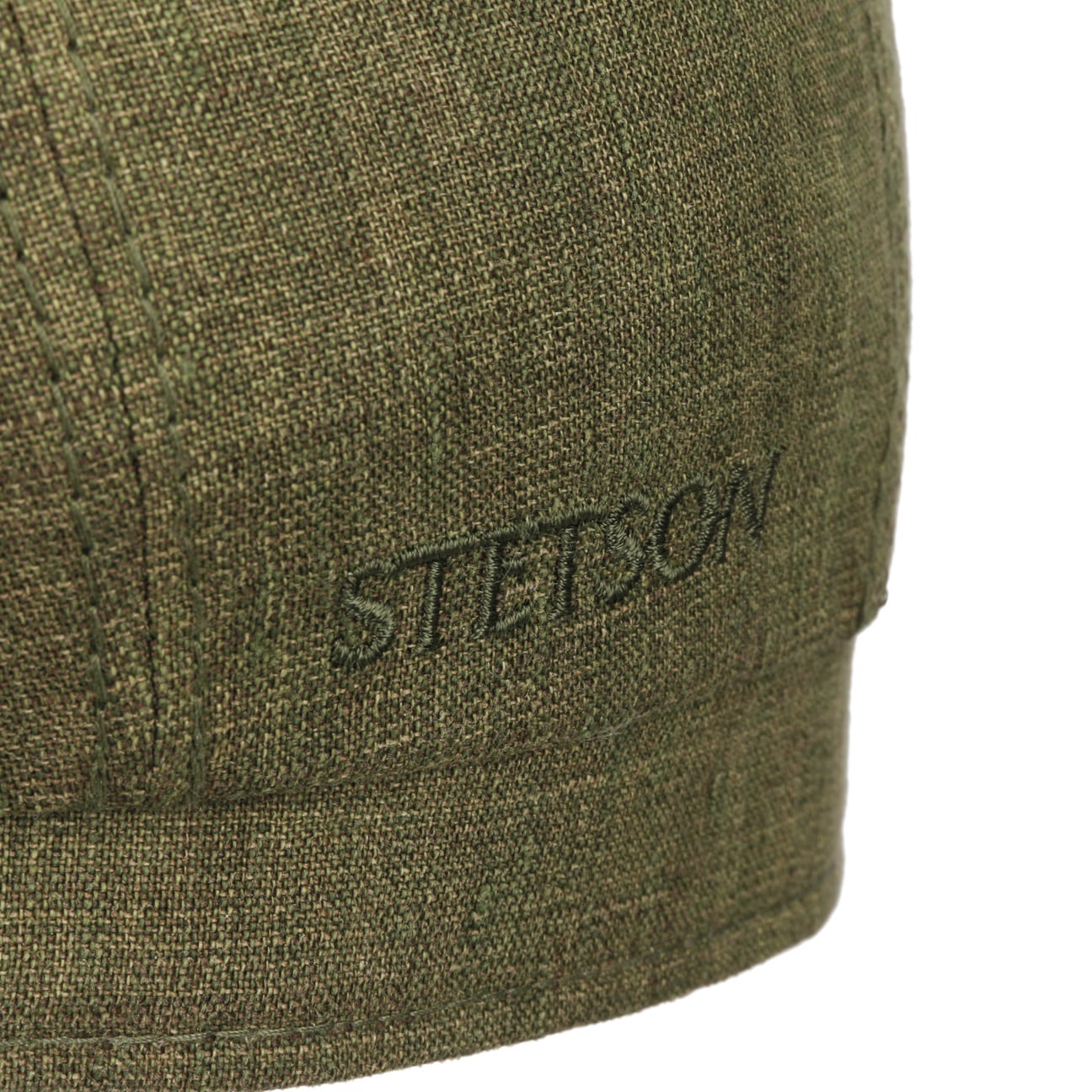 Coppola Bricksford flat 8 Panel lino verde oliva Stetson