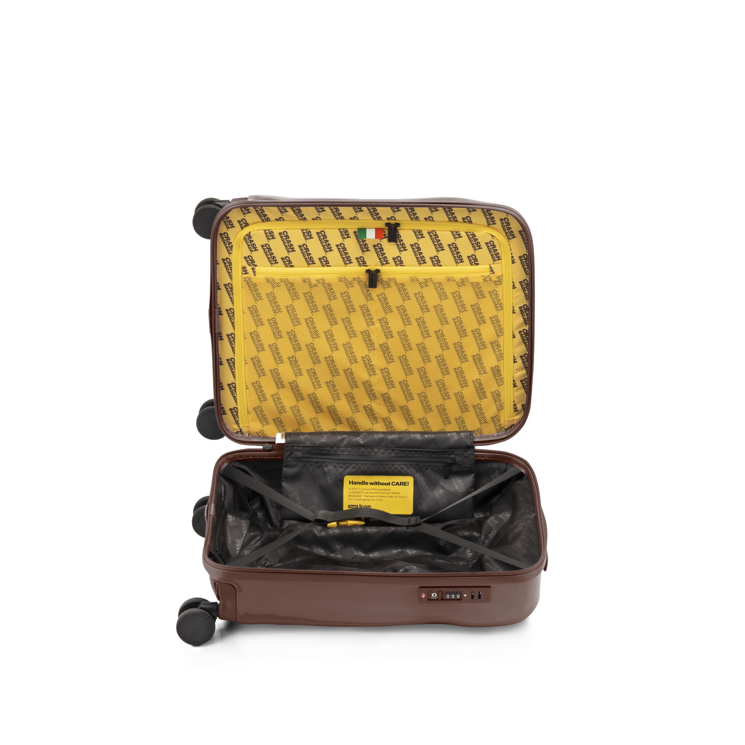 Icon trolley cabin chocolate Crash Baggage