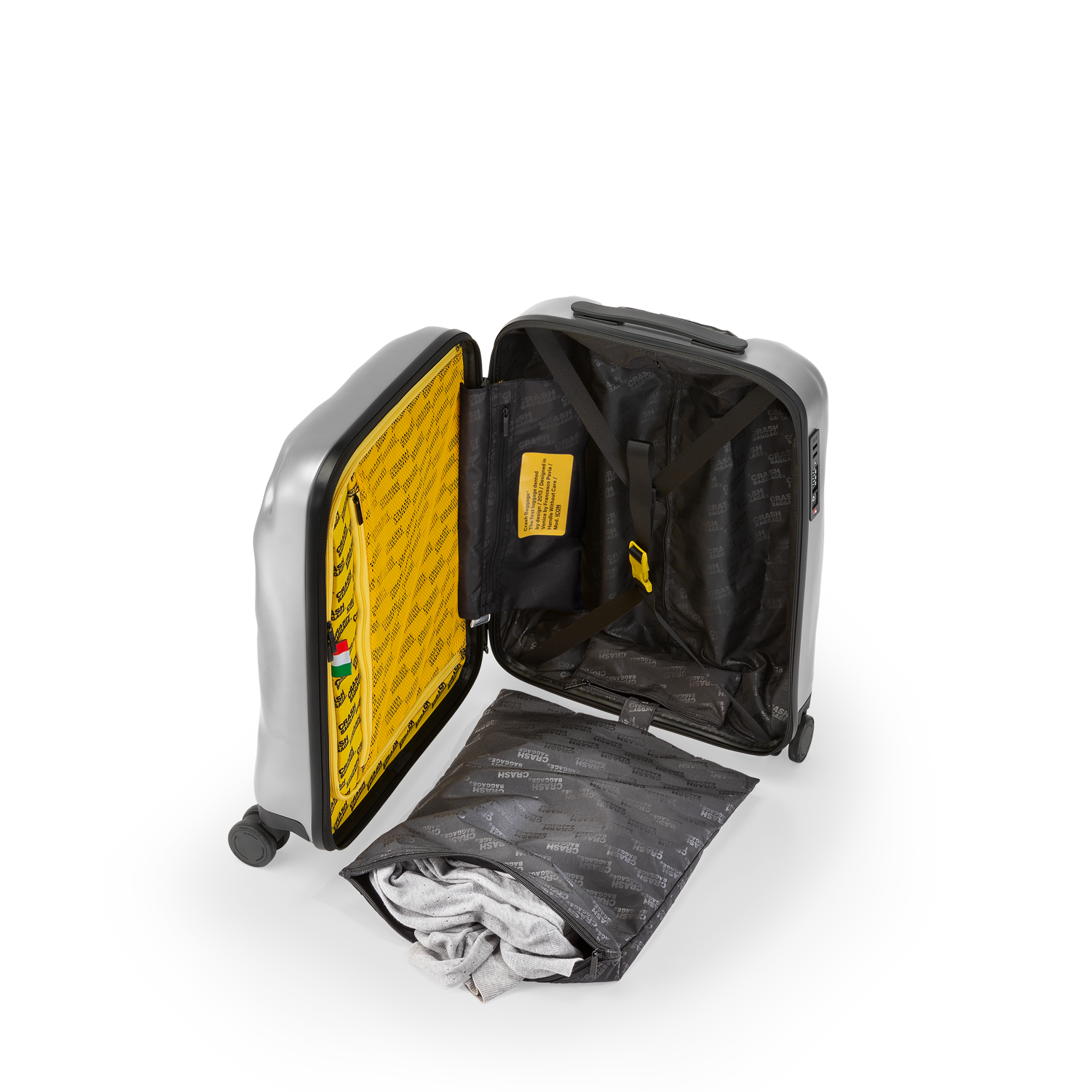 Icon trolley cabin silver Crash Baggage