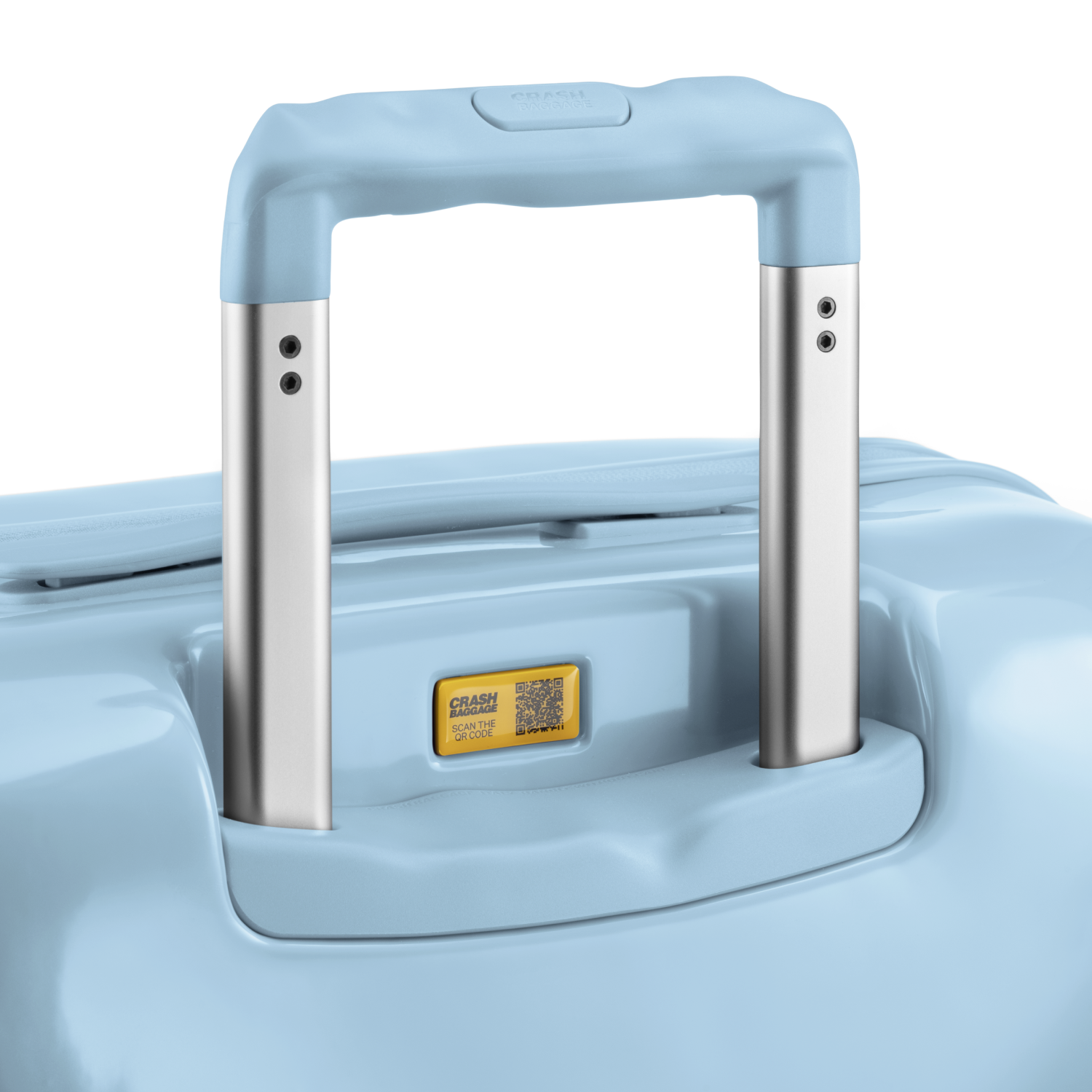 Icon trolley cabin Sky blue Crash Baggage