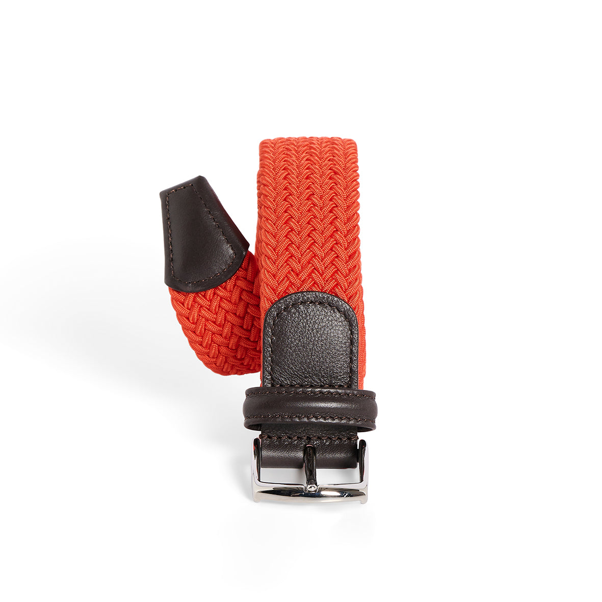 Cintura elasticizzata arancione rifinita moro Monsieur