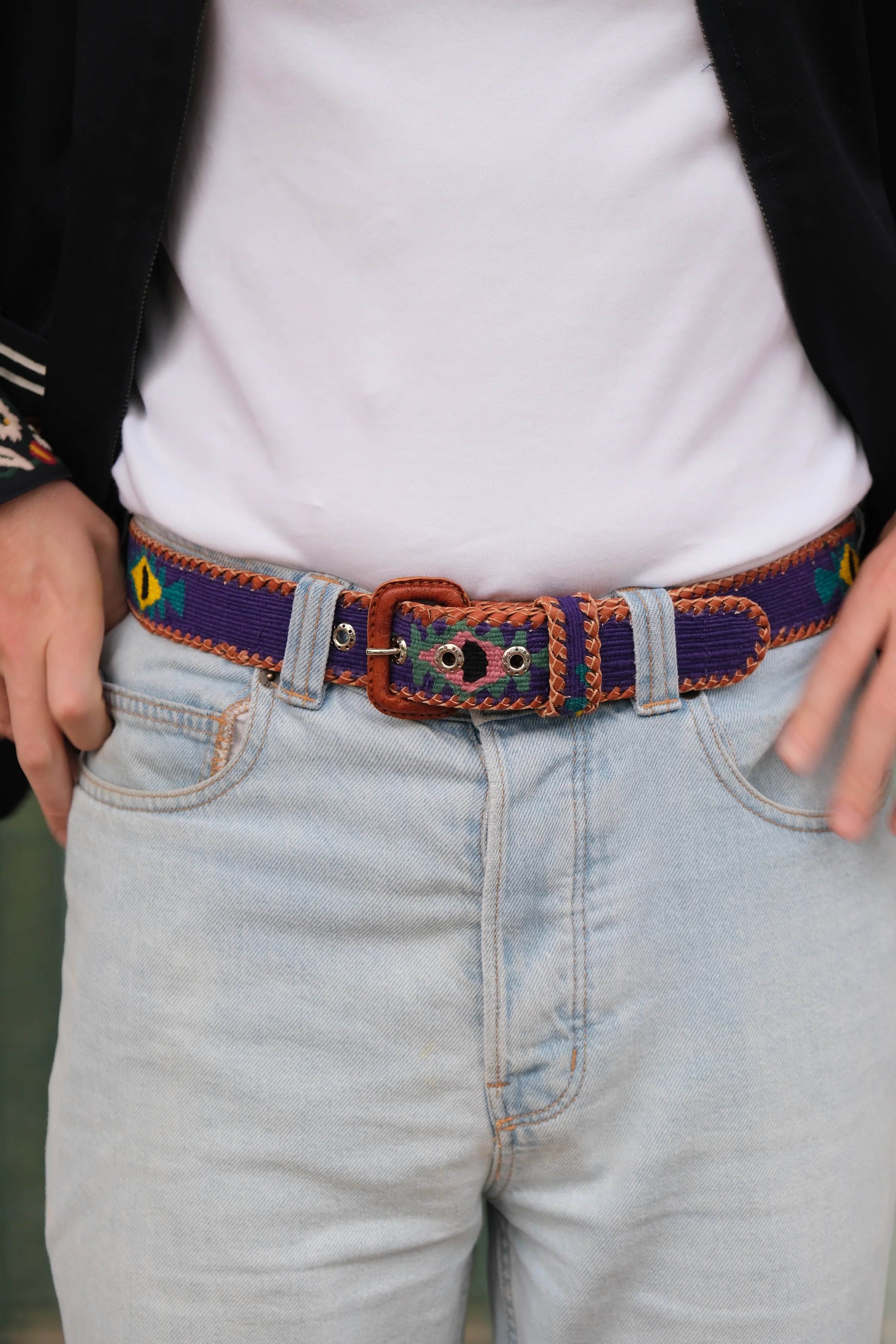 Cintura etnica viola LATCH