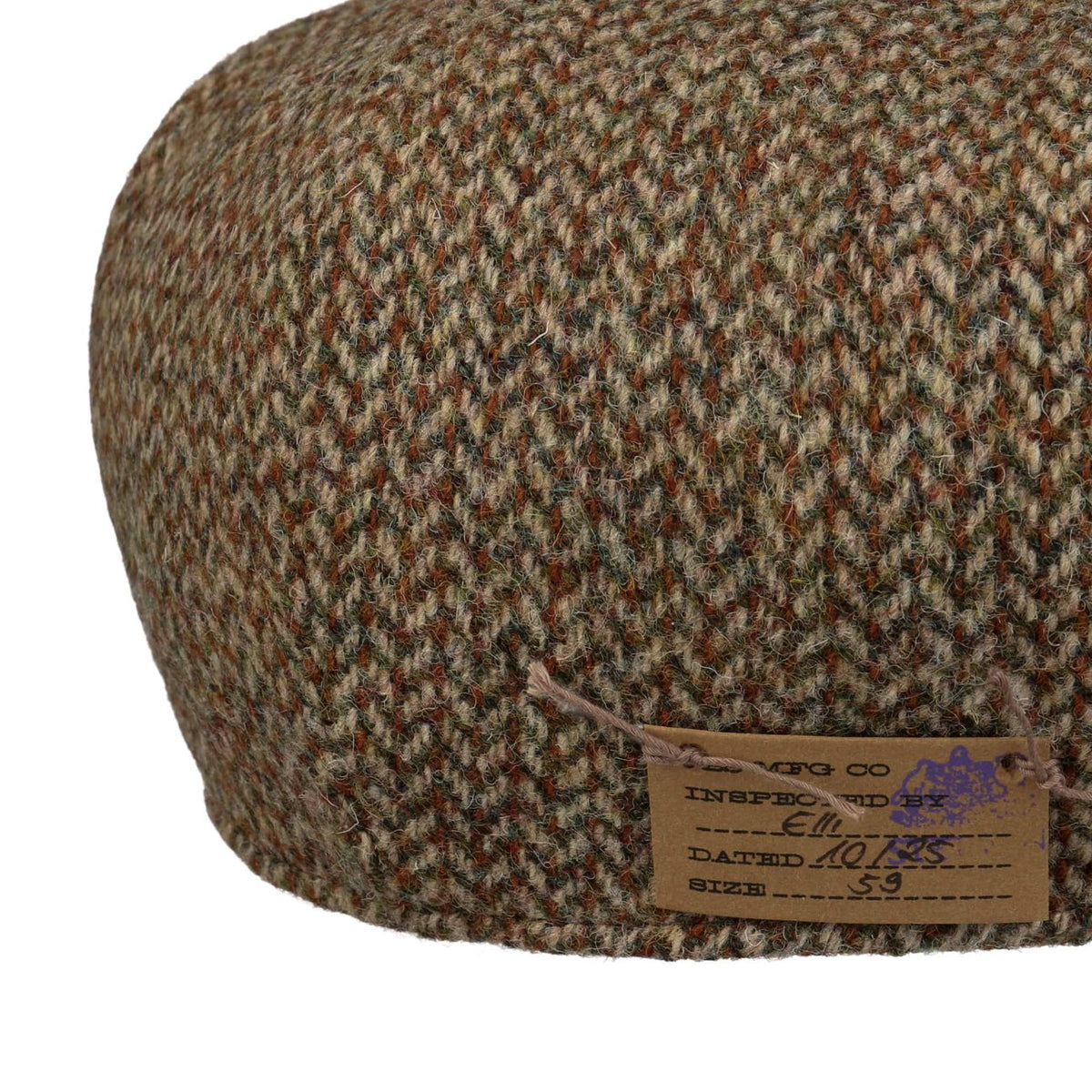 Coppola 8 panel Darsley Harris tweed beige Stetson