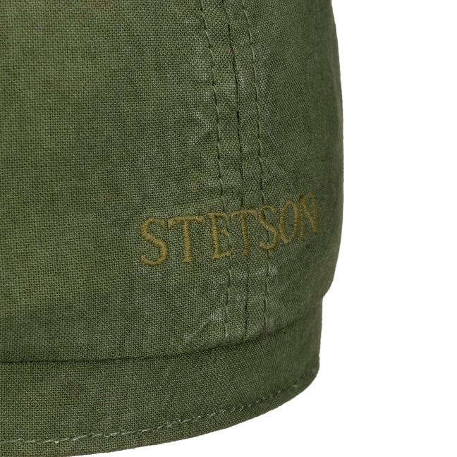 Coppola Hatteras cotone dèlavè verde oliva Stetson