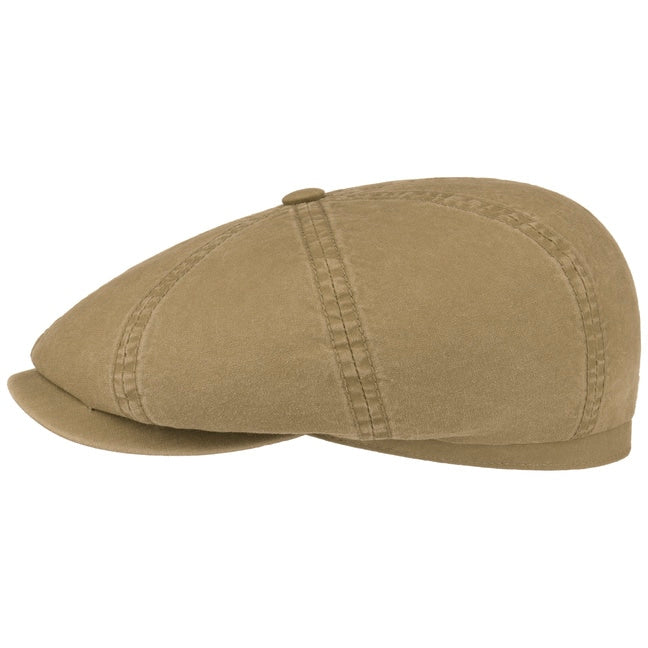 Coppola Hatteras cotone dèlavè kaki Stetson