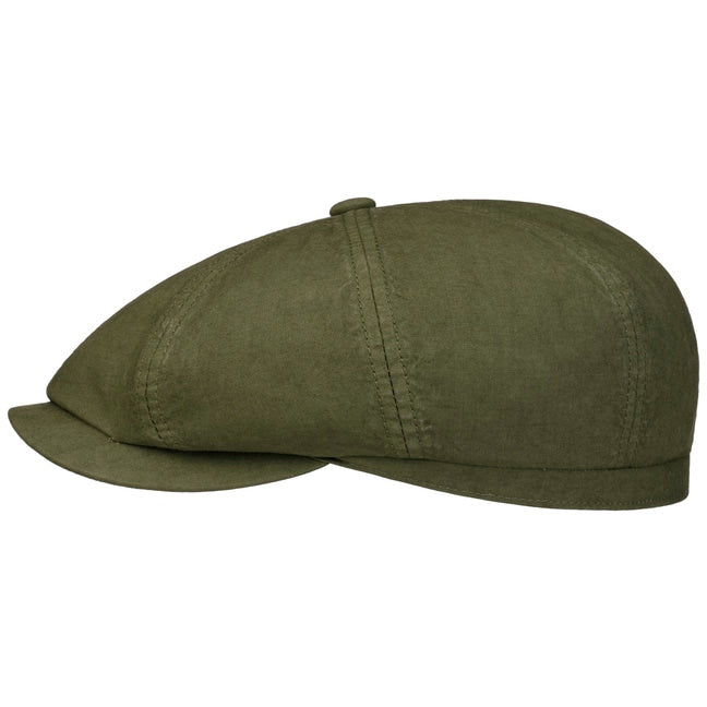 Coppola Hatteras cotone dèlavè verde oliva Stetson