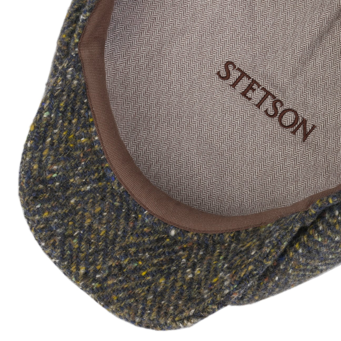 Coppola Hatteras herringbone grigio blu Stetson