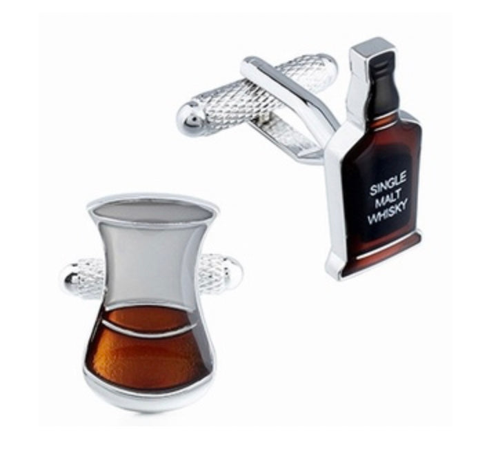 Gemelli whisky bottle e tumbler Monsieur