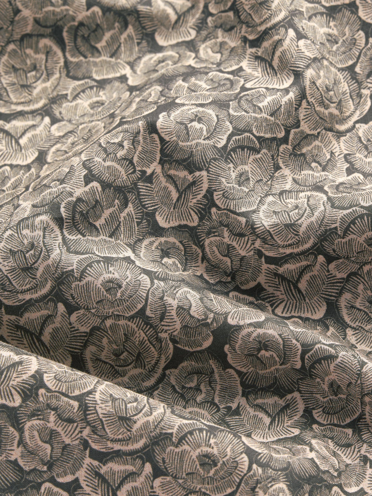 Pigiama lungo cotone batista camo green rose Derek Rose