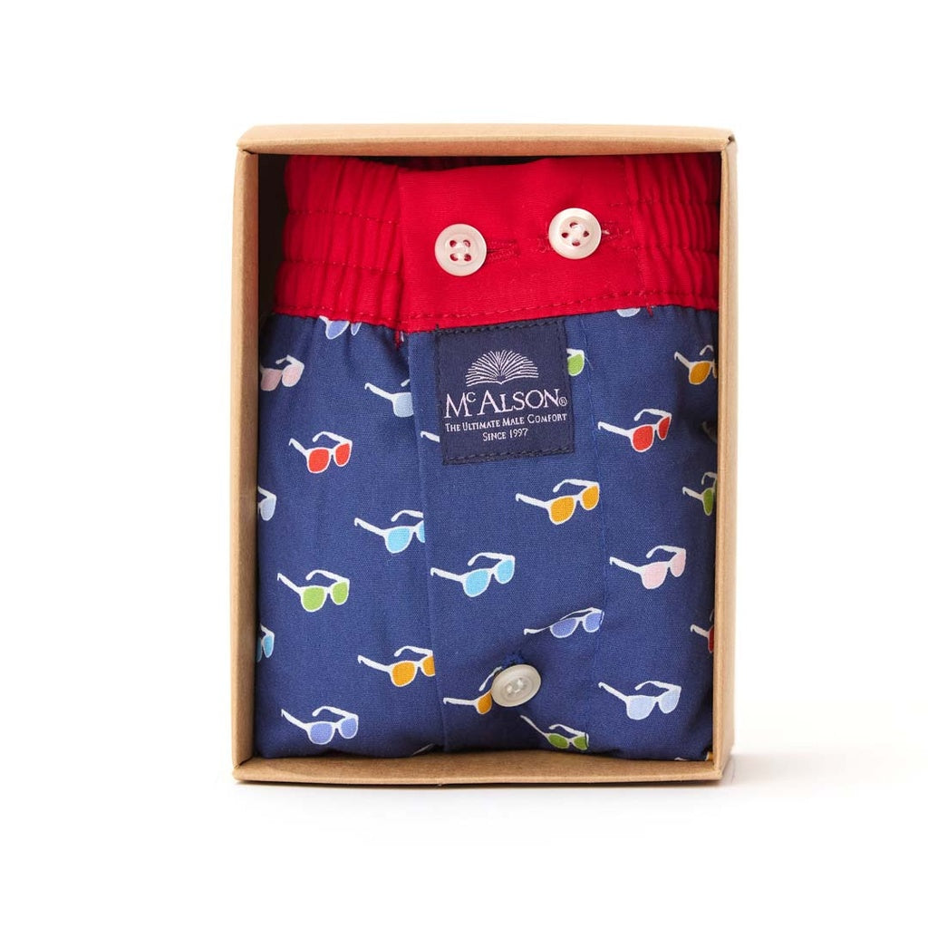 Boxer occhiali da sole navy McAlson