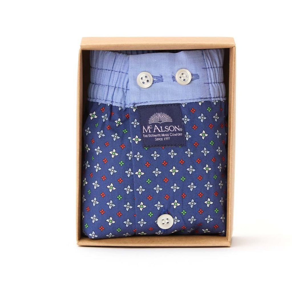 Boxer fantasia cravatta navy McAlson