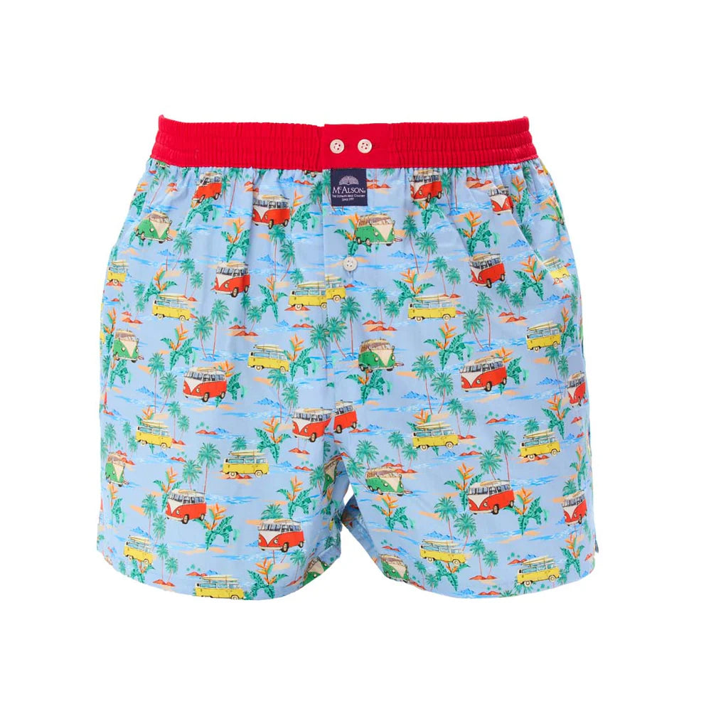 Boxer fantasia camper light blue McAlson