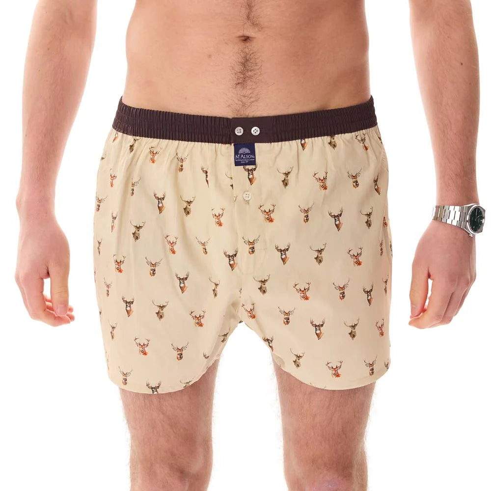 Boxer fantasia cervo beige McAlson
