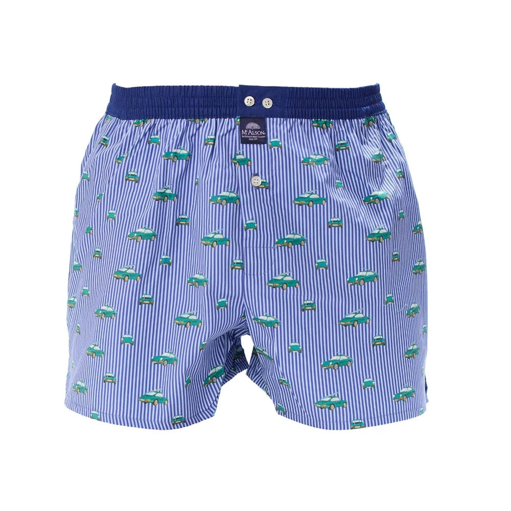 Boxer auto sportiva blu McAlson