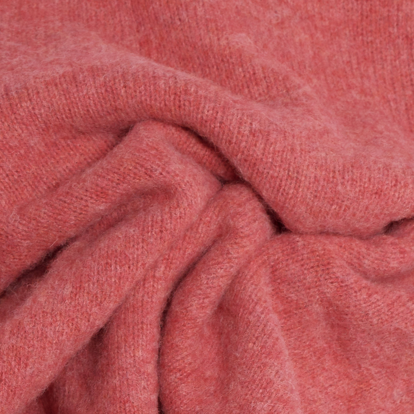 Collo alto raglan brushed shetland tea rose Monsieur