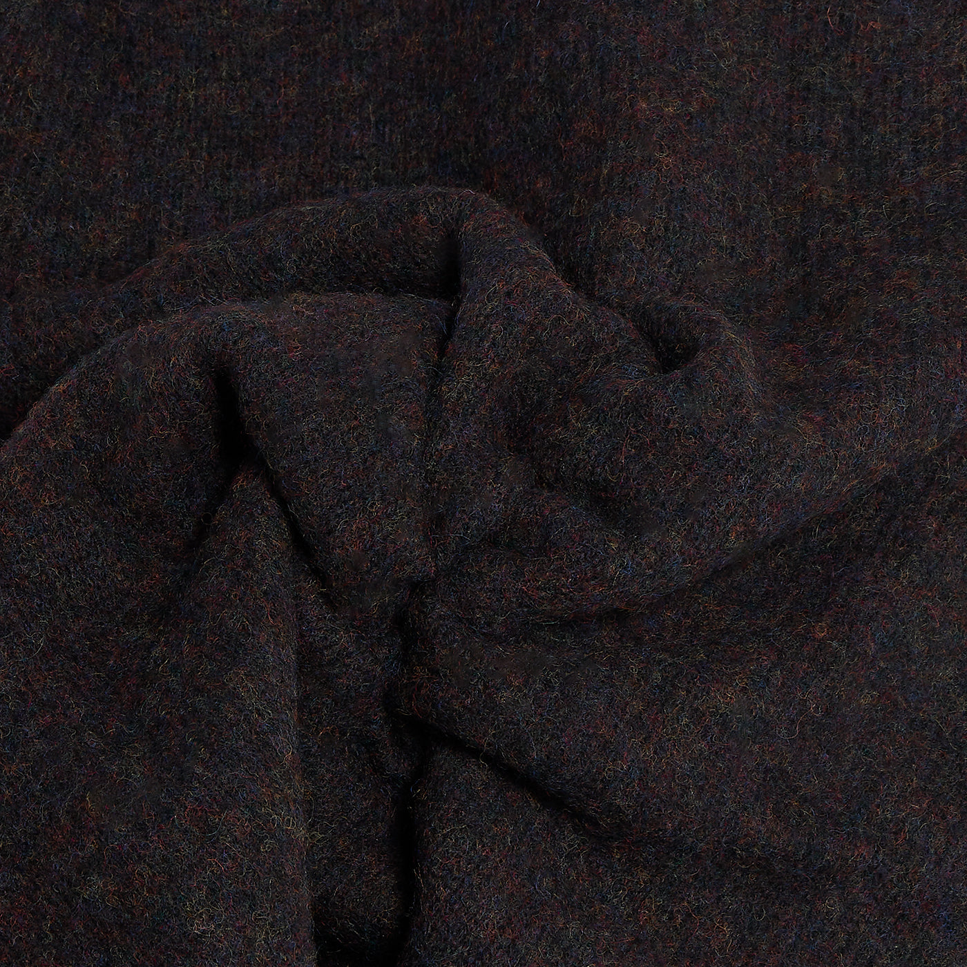 Collo alto raglan brushed shetland volcano Monsieur