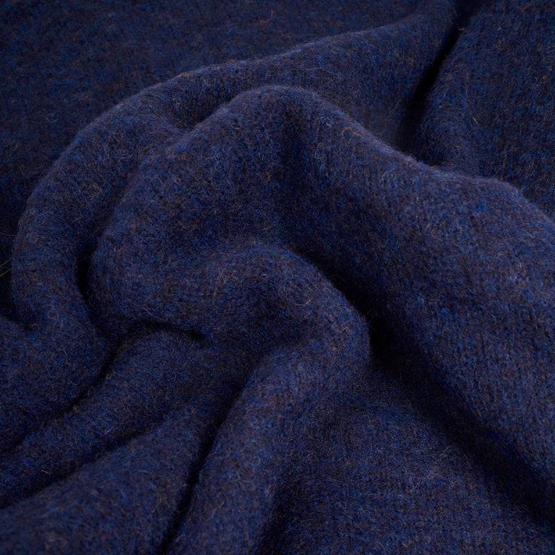 Girocollo raglan brushed shetland Starnight Blue Monsieur