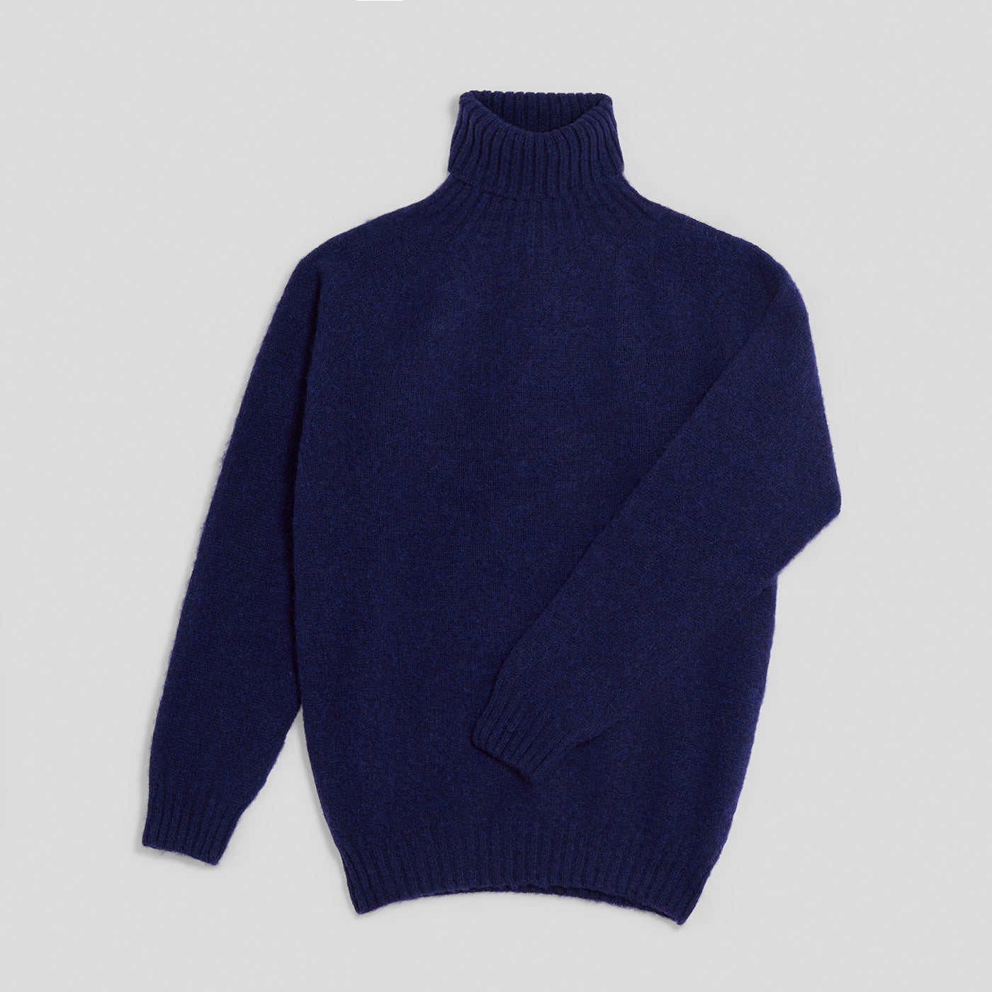 Collo alto raglan brushed shetland nightsky Monsieur