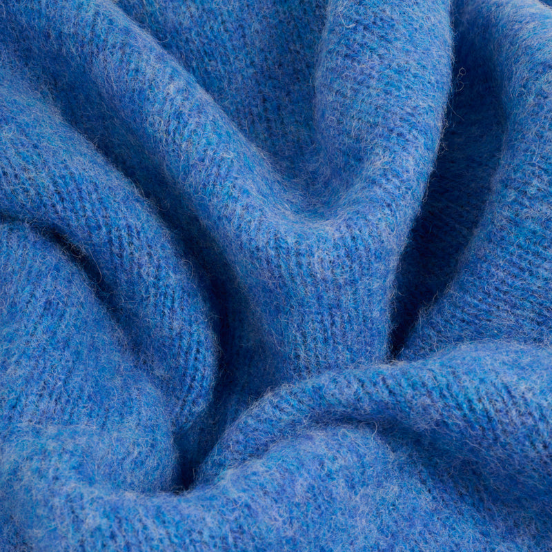 Girocollo raglan brushed shetland Blue Toon Monsieur