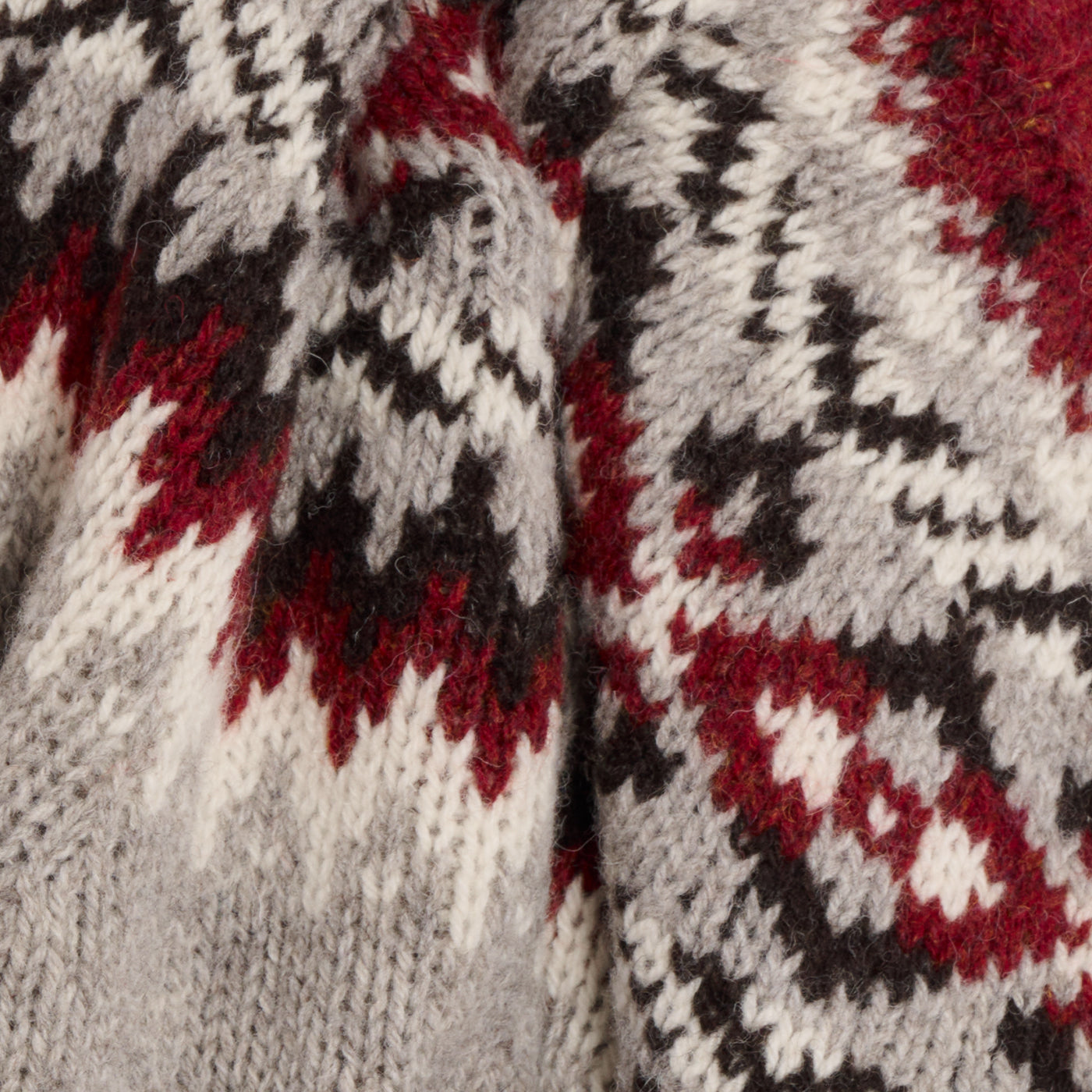 Girocollo Fairisle Yoke Chunky british wool naturale Monsieur