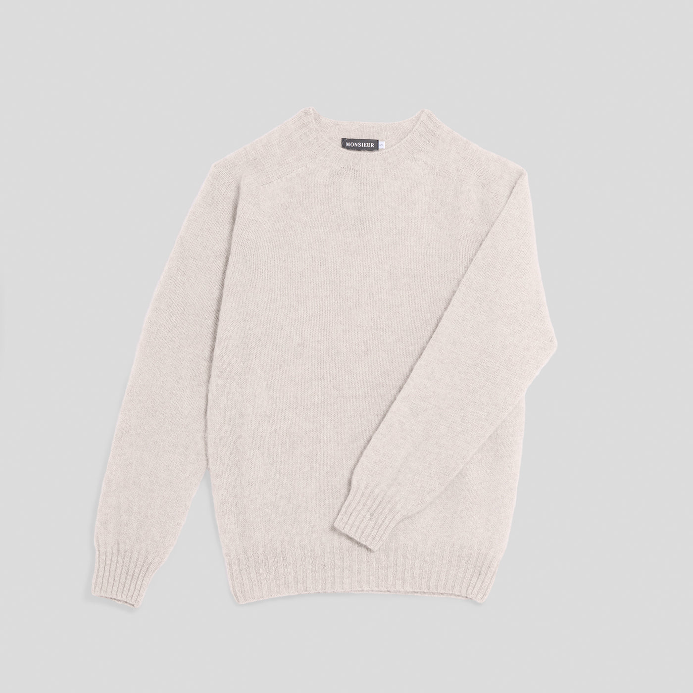 Girocollo raglan brushed shetland vellum Monsieur