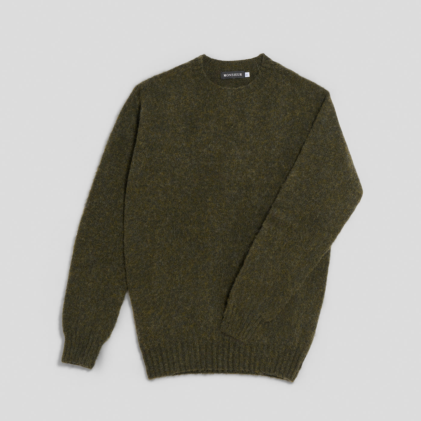 Girocollo raglan brushed shetland Scotspine Monsieur