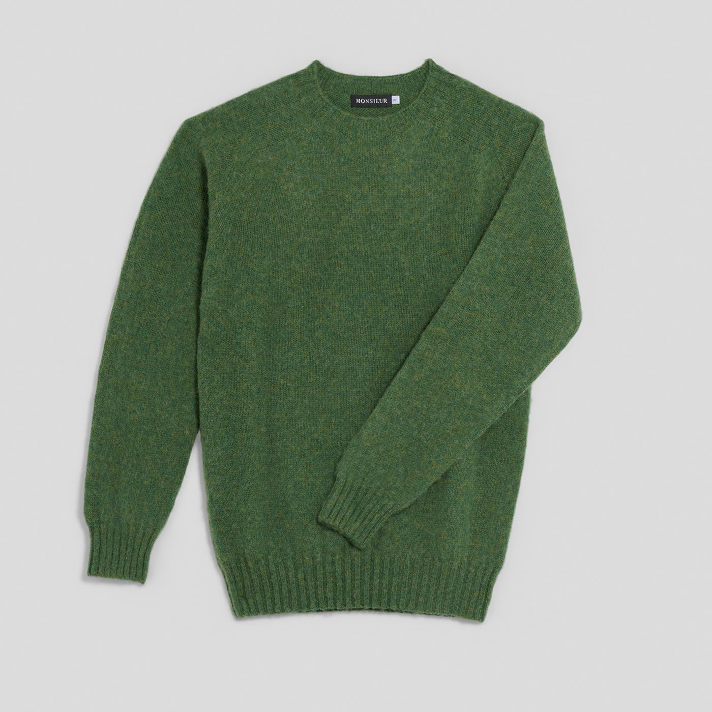 Girocollo raglan brushed shetland baize Monsieur