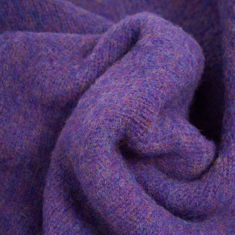 Girocollo raglan brushed shetland Royal Violet Monsieur