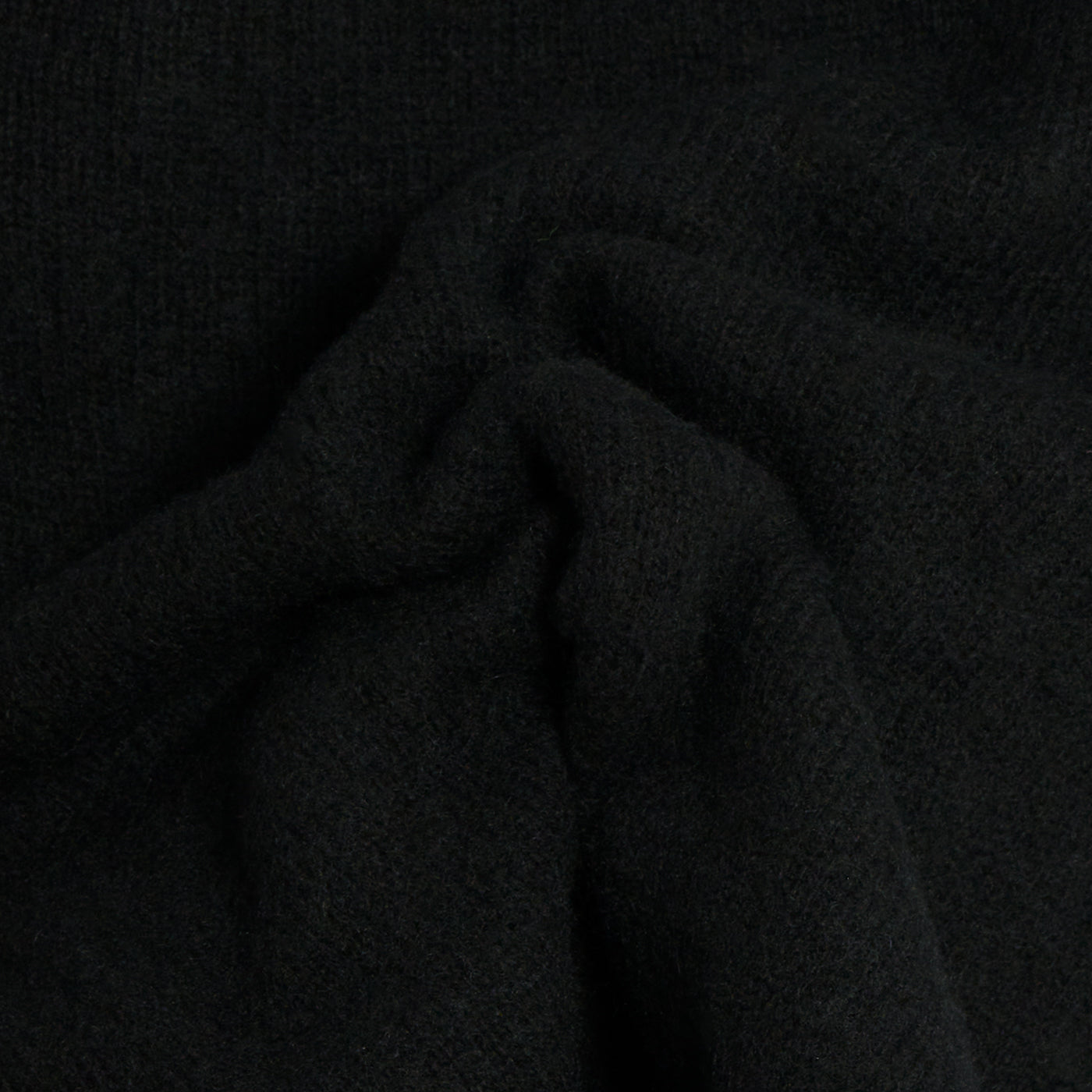Girocollo raglan brushed shetland nero Monsieur