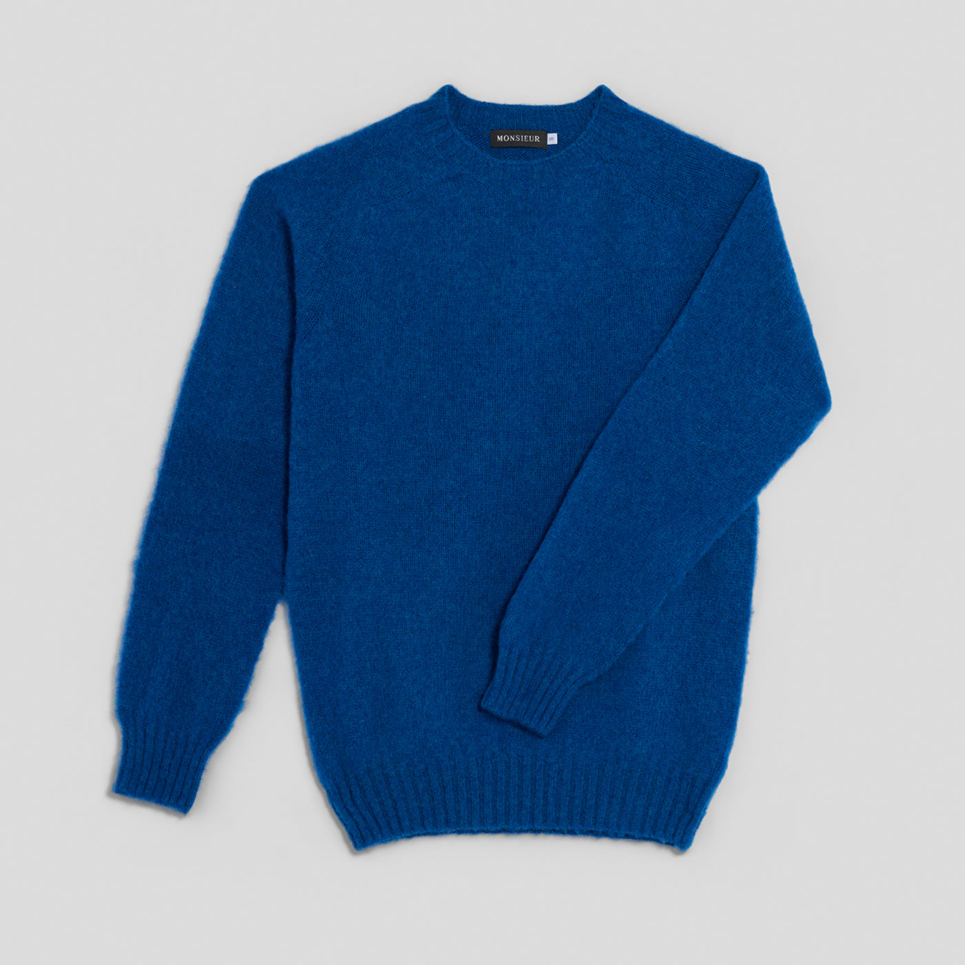 Girocollo raglan brushed shetland sapphire Monsieur