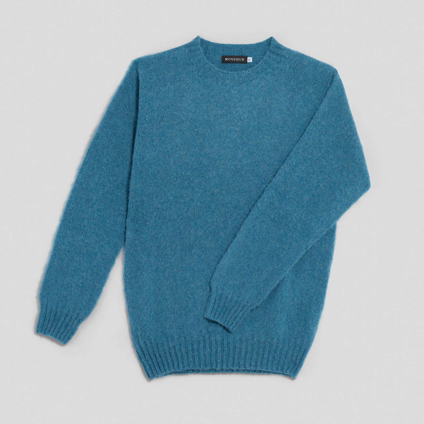 Girocollo raglan brushed shetland kingfisher Monsieur