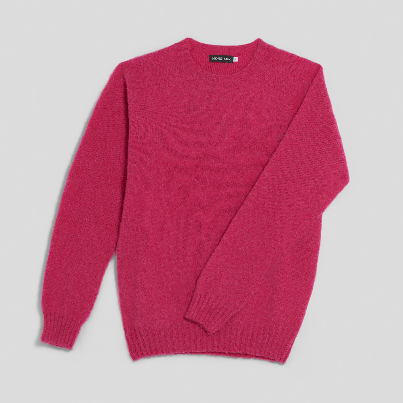 Girocollo raglan brushed shetland lipstick Monsieur