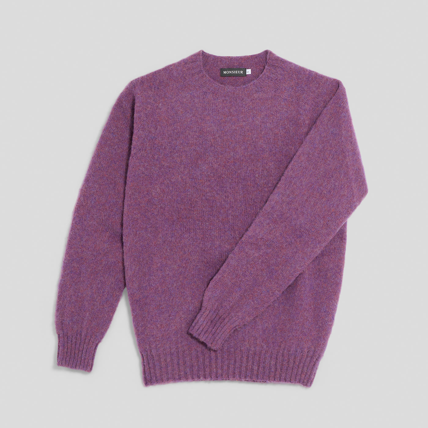 Girocollo raglan brushed shetland calluna Monsieur