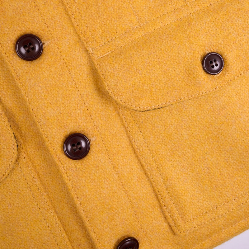 Gilet outdoor lana giallo Monsieur